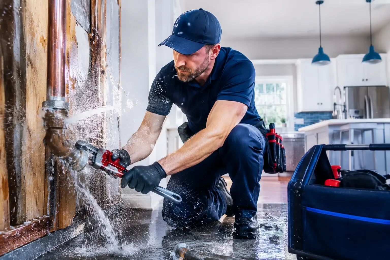 Local emergency pipe repair professionals in Rhome, TX